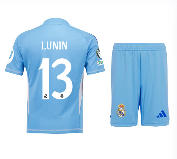 Lunin Real Madrid 24/25 Trikot Kinder