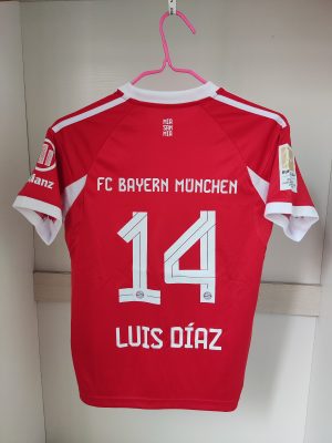 Luis Díaz FC Bayern München 25/26 Heimtrikot Kinder