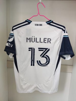 Thomas Müller Vancouver Whitecaps FC 2025 Home Trikot Kinder