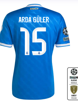 Arda Güler Real Madrid 25/26 Ausweichtrikot