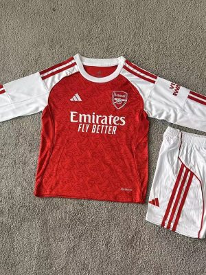 Arsenal 25/26 Home Langarm Trikot Kinder