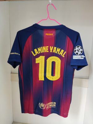 Lamine Yamal FC Barcelona 25/26 Heimtrikot Kinder