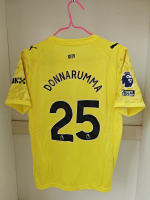 Donnarumma Man City 25/26 Gelb Torwart Trikot Kinder
