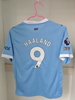 Haaland Man City 25/26 Home Trikot Kinder