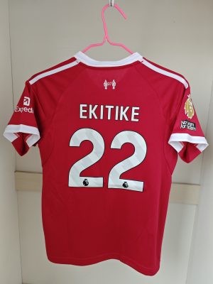 Hugo Ekitike Liverpool 25/26 Heimtrikot Kinder