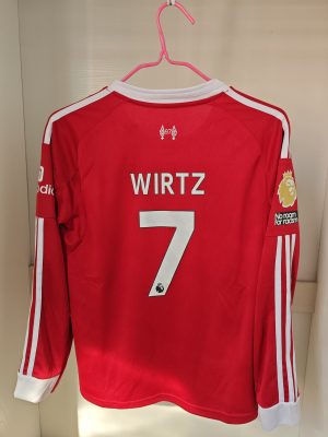 Florian Wirtz Liverpool 25/26 Heimtrikot Langarm Kinder